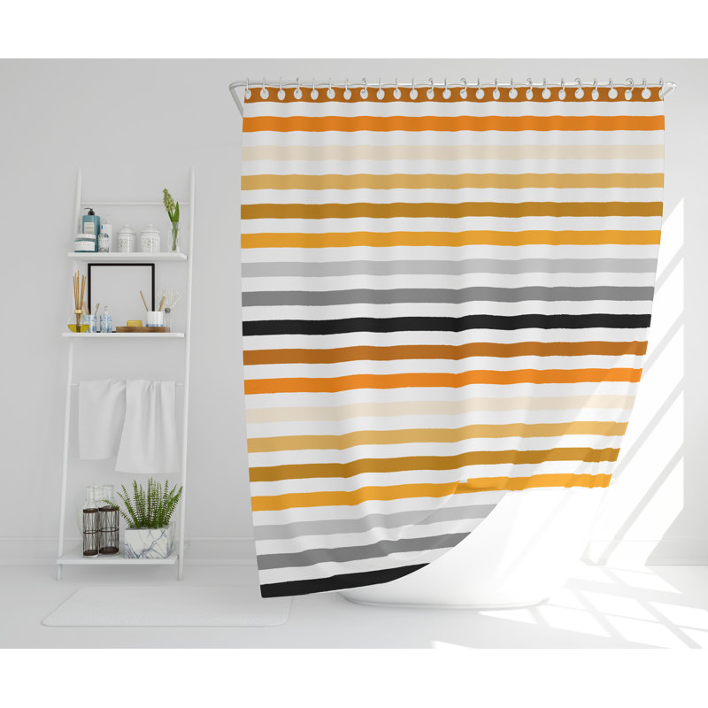 Earby Polyester Shower Curtain, 177cm H x 177cm W