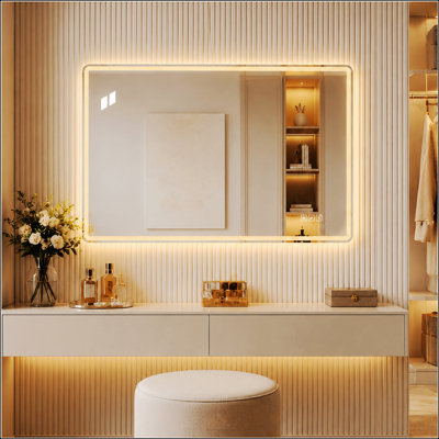 Miroir de salle de bain 24 po x H 32 po