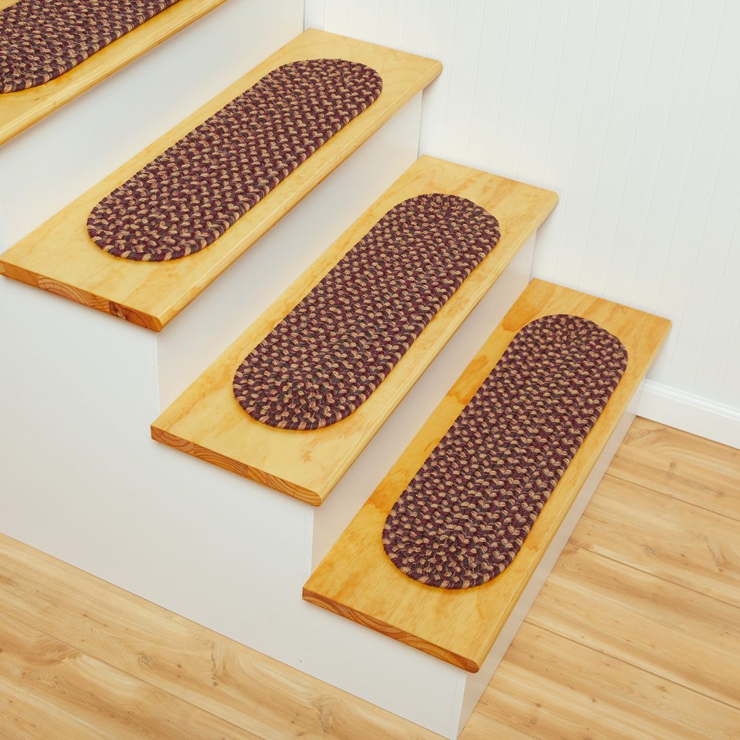 Elston Camden Garnet Stair Tread August Grove®