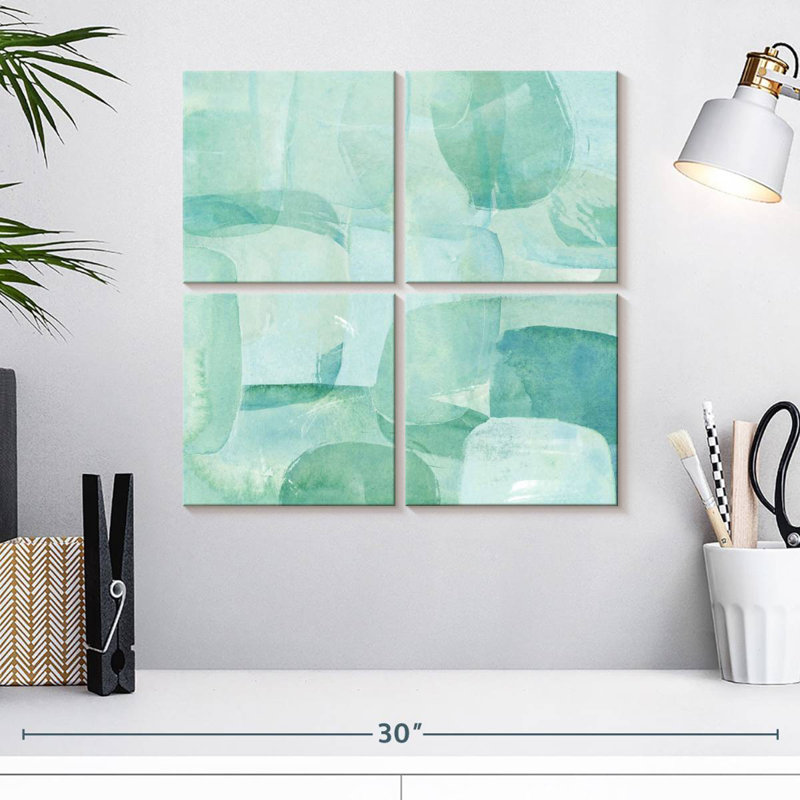 Avery Sea Glass Reflection II, H 18 po x l 18 po