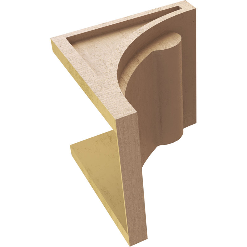 Bois de cèdre brut Viola TimberThane Corbel, apprêté brun clair, H 10 po x l 10 po x P 10 po