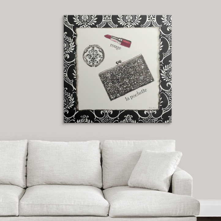 « ii » par emily adams, impression Cosmetique, H 35 po x l 35 po x P 1,5 po, Toile