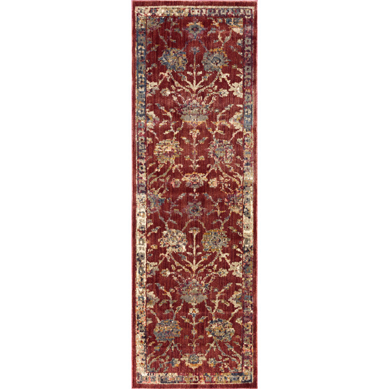 Febbas Oriental Indoor Rug, Runner 2'7" x 8'