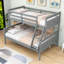 Lit simple superposé en bois avec échelle-231406028