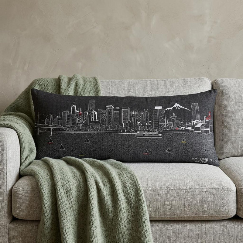 Coussin Portland, Gris