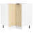 Honey oak/White selected