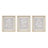 3-Piece Framed Glass Wall Art Set