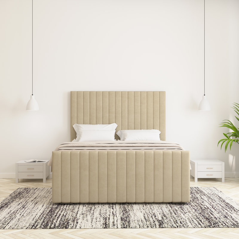 Upholstered Bed, Single (3'), Coffee