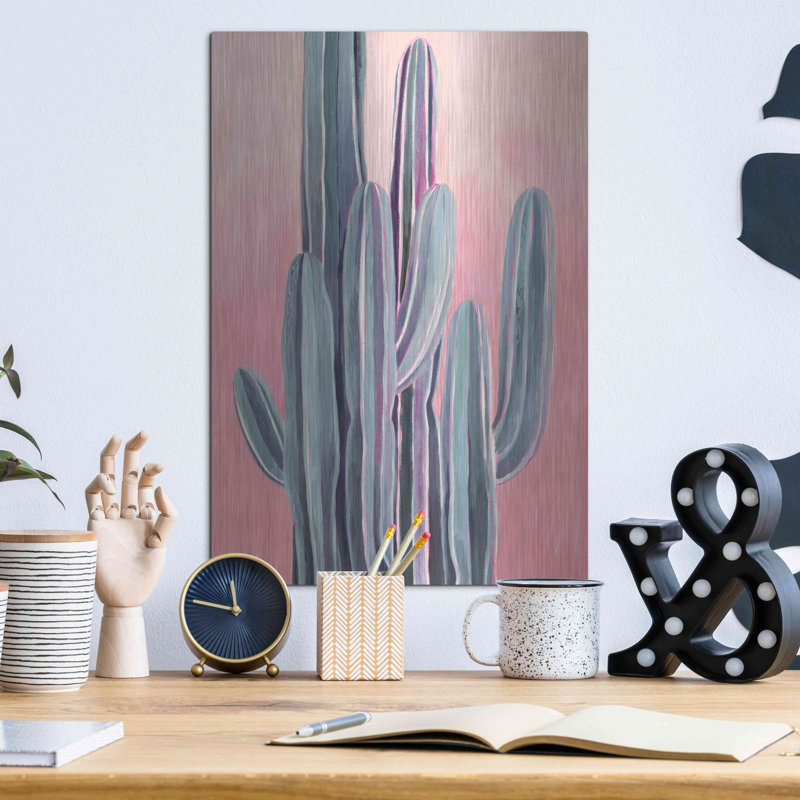 «Desert Dawn II» par Grace Popp, art mural en métal, 16 po x 24 po, H 16 po x l 12 po