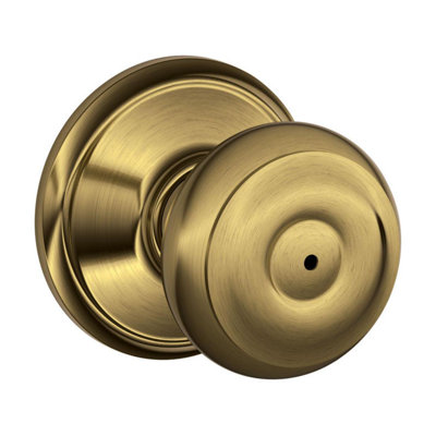 Schlage possède en acier bronze vieilli lockset de qualité ansi 2 1-34 po Georgian