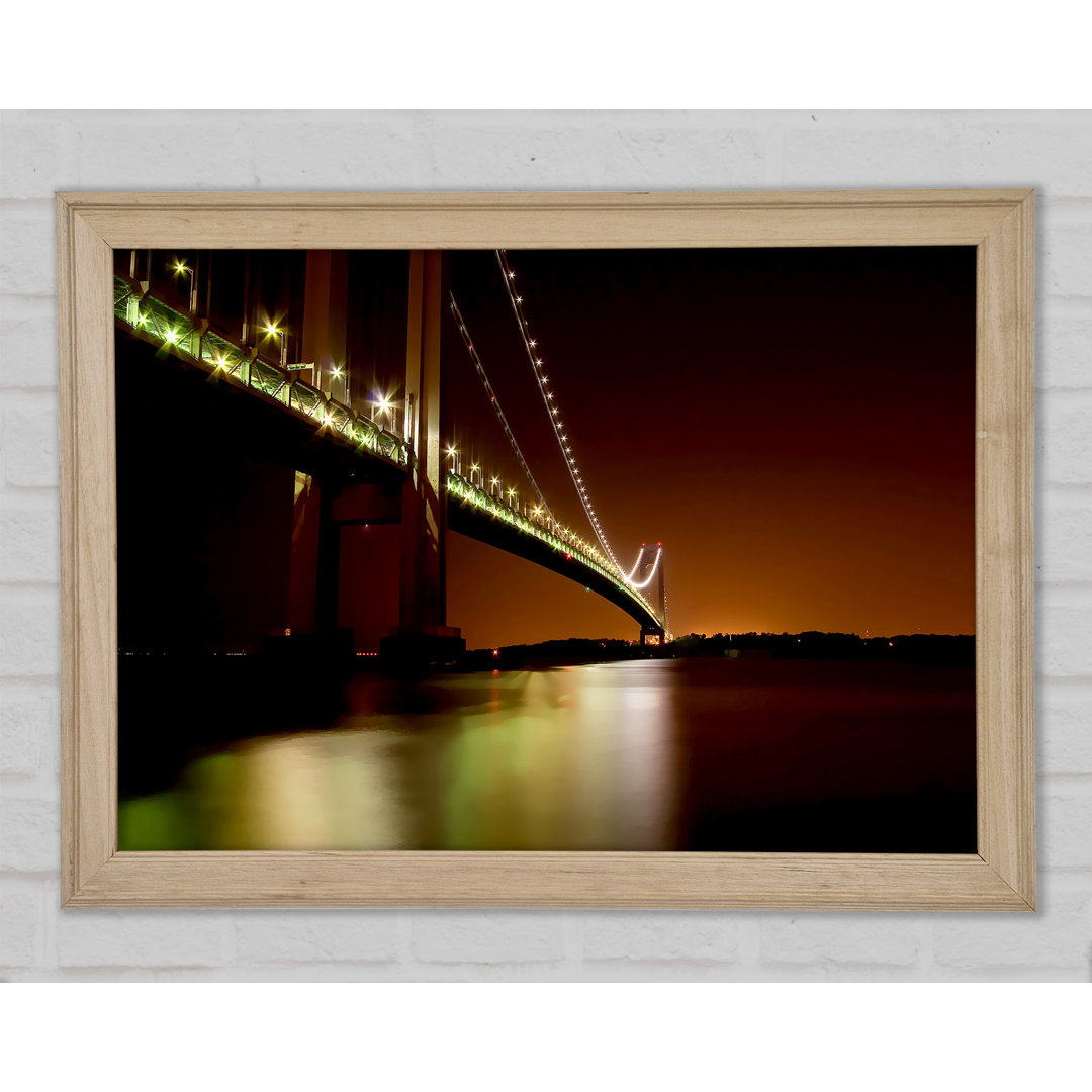 Die Golden Gate Bridge Braun - Druck