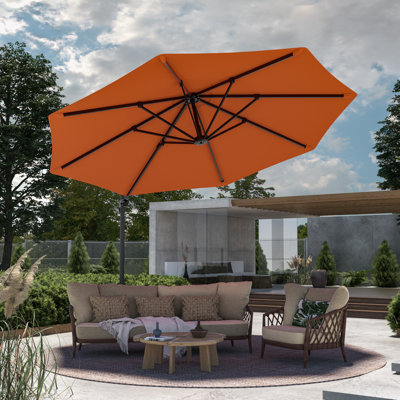 Shandice 11‘ Cantilever Umbrella with Crank Lift
