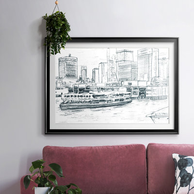 Ferrybatches IV, reproduction d'art encadrée