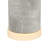 23.25" Grey Table Lamp With Bottom Night Light (Bulb Included) 