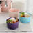 Crockpot Thornburg 6 Piece 12 Ounce Round Stoneware Ramekin Set in Pastel Assorted Colours