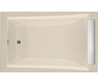 Regal 71'' x 34'' Soaking Fiberglass Bathtub