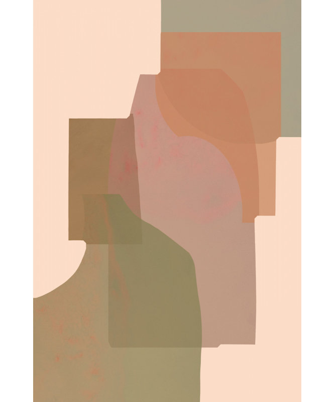 Abstract Earth Tones by Cartissi — Abstract Wall Art, 40 × 60, Framed Print, Brown