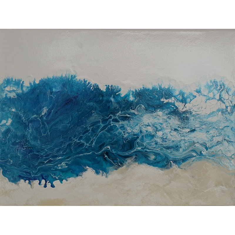 Crashing Surf Painting by Cynthia White