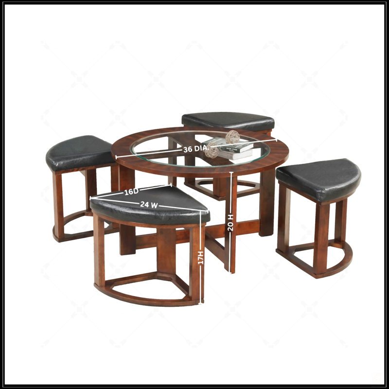 Ensemble de tables rondes Cylina