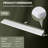 30'' W X 3.5'' H White Polished Backsplash Solid Surface Rectangular Vanity Top Splash Guard for Bathroom Countertop