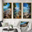 «Beach Photo Tropical Paradise», 3 pièces sur toile-379769952-379769967