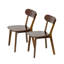 Chaises de salle à manger en bois massif naturel-676300190