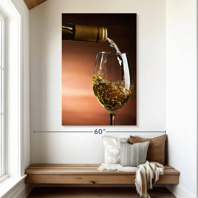 Yarlin White Wine Serving, 51" H x 34" W