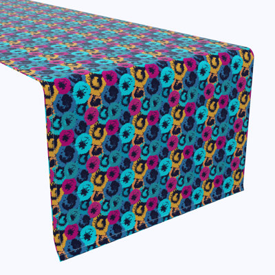 Table Runner, 100% Cotton, Floral 198