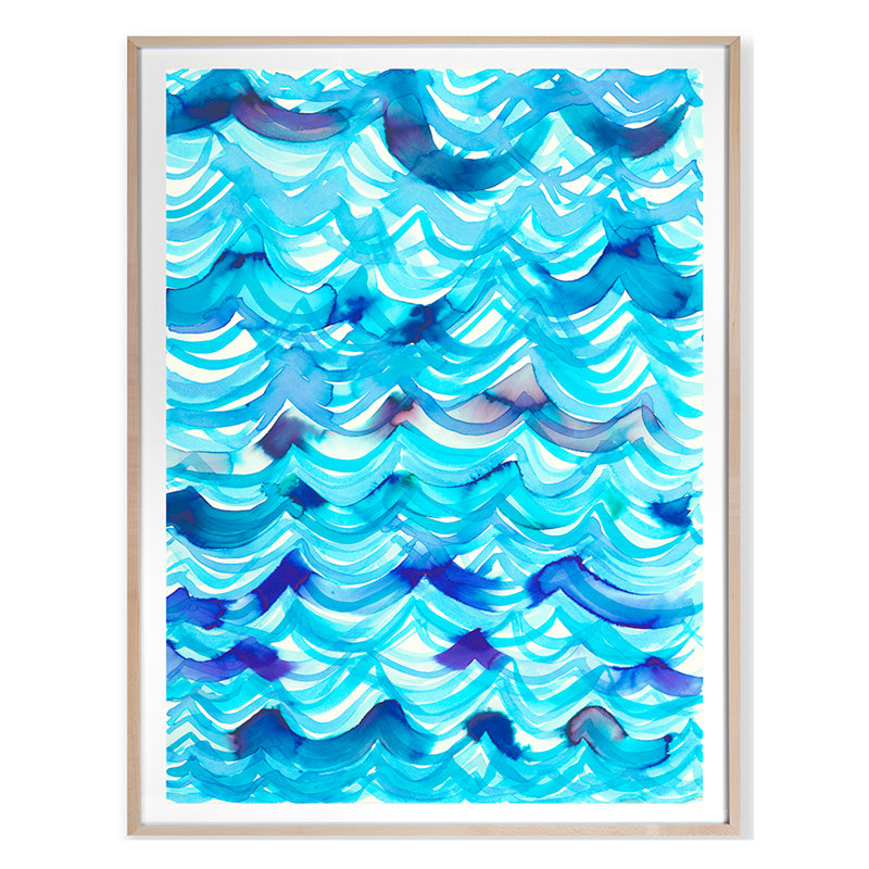 Oceans Deep Print by Hable Construction, 51'' H x 39'' W