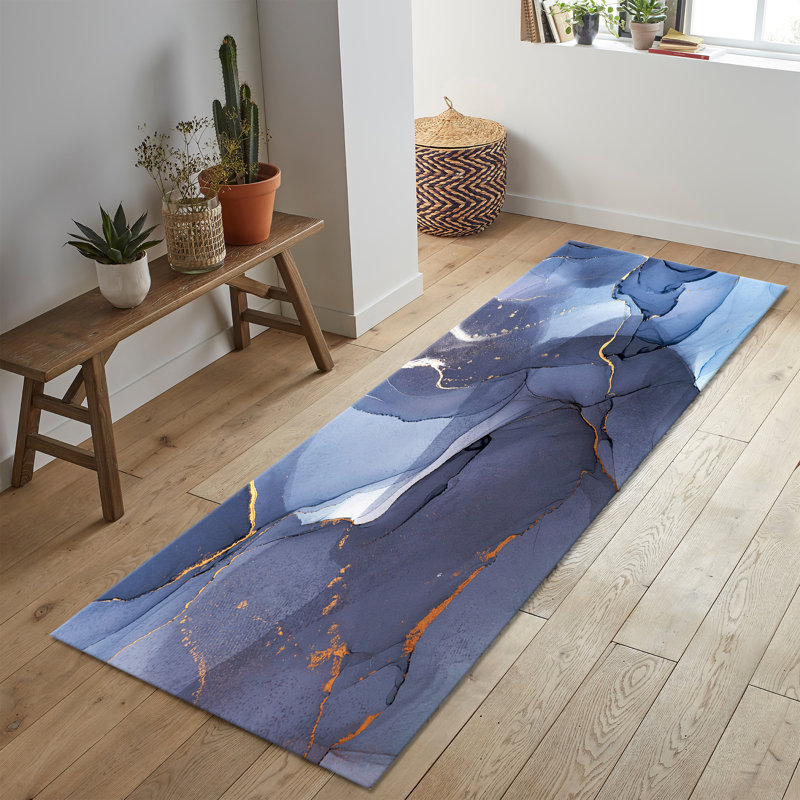 Chic Soft Pile Printed Rug with Striking Geometric Pattern Ideal for Enhancing Modern Home Interiors, Rectangle 3'3" x 4'11"