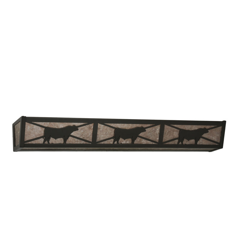 Rustic Lodge 6 - Light Bath Bar, Timeless Bronze