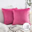 Coussin Silky Velvet Series Pom-poms-1144427444-1144427428-1196681514