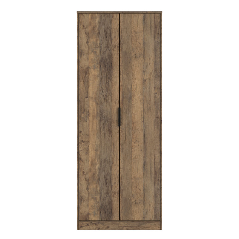 Bibek Manufactured Wood Wardrobe, Vintage Oak