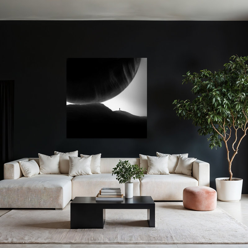 Art contemporain contemporain abstrait, H 48 po x l 48 po