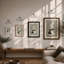 Coffee Rising Typography - Framed Print-1204030948-1204030950