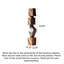 Sculpture en bois moderne et minimaliste