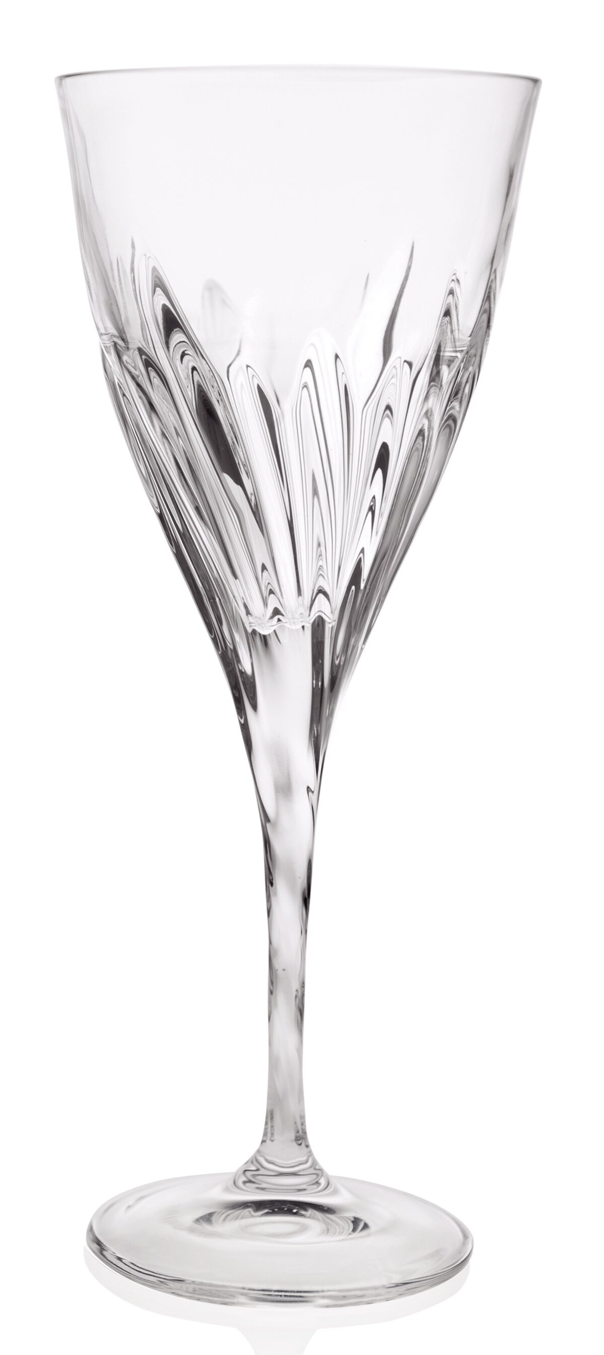 Ebern Designs Karagula 12 - Piece 6.5oz. Lead Crystal Flute Stemware Set &  Reviews