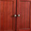Armoire 4 coins avec 8 portes et 8 tablettes fonctionnelles pour un usage domestique