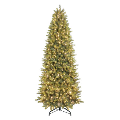 Sapin de Noël mince pré-éclairé