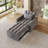 Versatile Foldable Sofa Bed with Adjustable Backrest and Pillows-1500317735