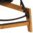 Alies 200cm Long Reclining Acacia Double Chaise with Cushions and Table