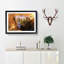 Portrait of a Highland Cow in Abstract - Framed Print-55767116-55767121