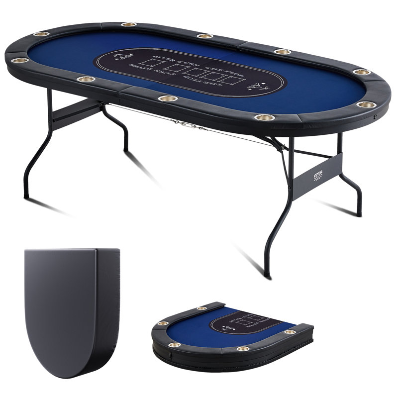 VEVOR 10 Player Foldable Poker Table