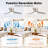 48" Figgs 3 - Blade LED Flush Mount Ceiling Fan with Remote Control and Light Kit Included-656453566