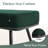 43.3"W Modern Upholstered Bench with Metal Frame and Teddy Fabric-1424308445