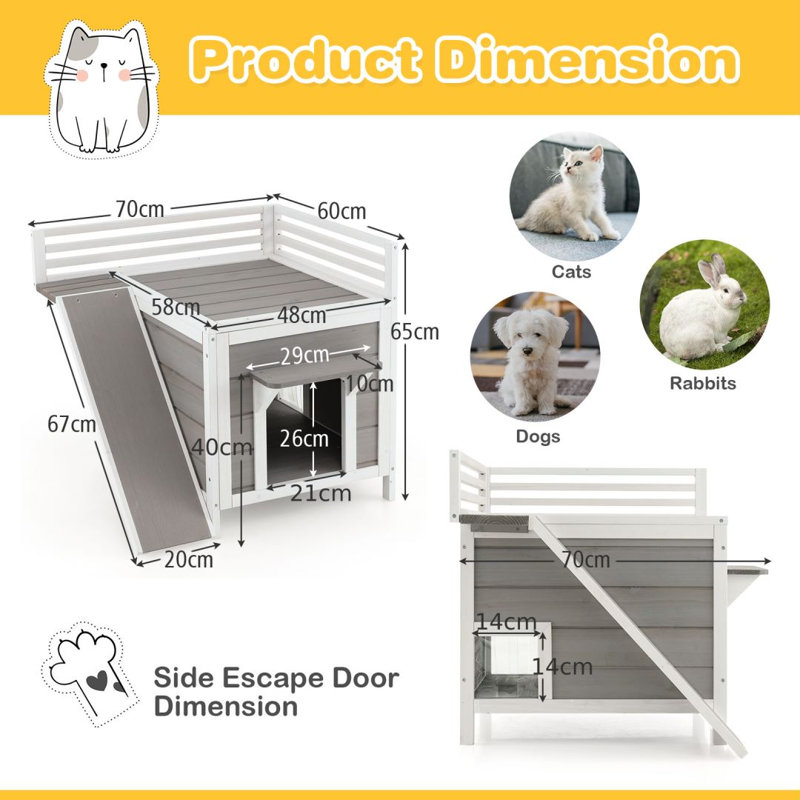 Mabrey Pet Furniture Style Crate