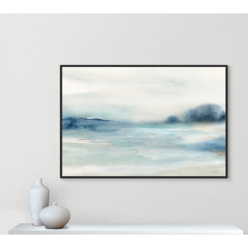 Simply Soft " Simply Soft Morning " by Carol Robinson, H 41,5 po x l 61,5 po x P 2 po, Cadre noir