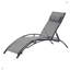 Ensemble de 2 chaises longues d'extérieur inclinables-1140515594