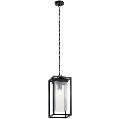 Luminaire suspendu d'extérieur 1 lumière H 21 po Harjap