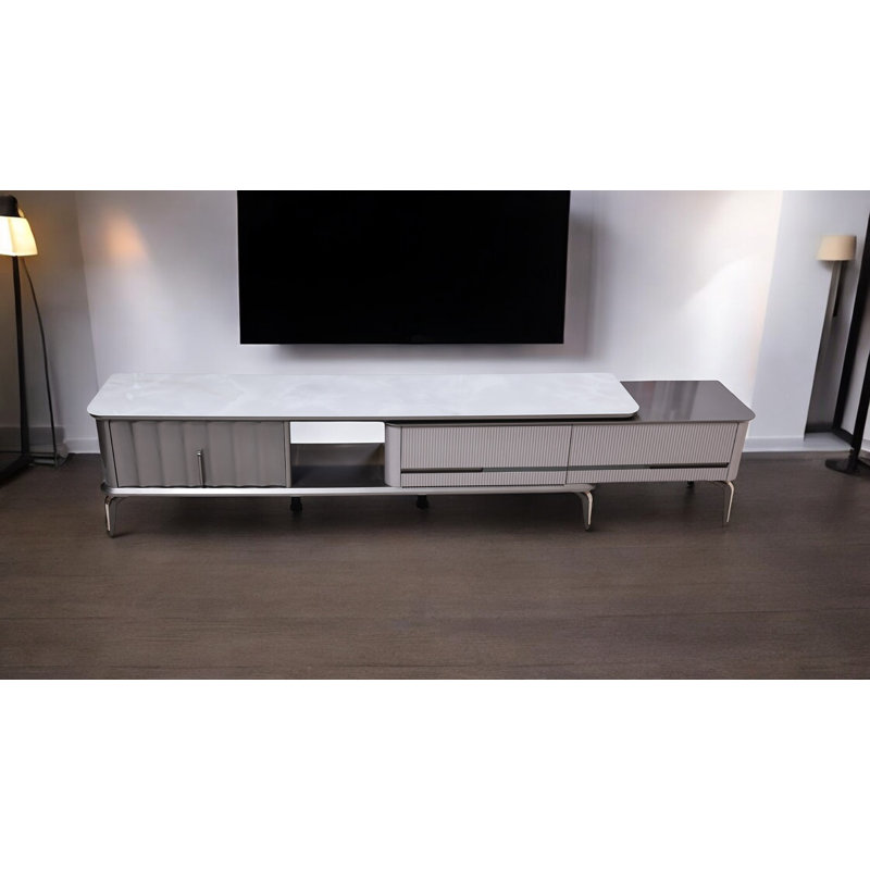 Daudi Unfinished TV Stand for TVs up to 75"